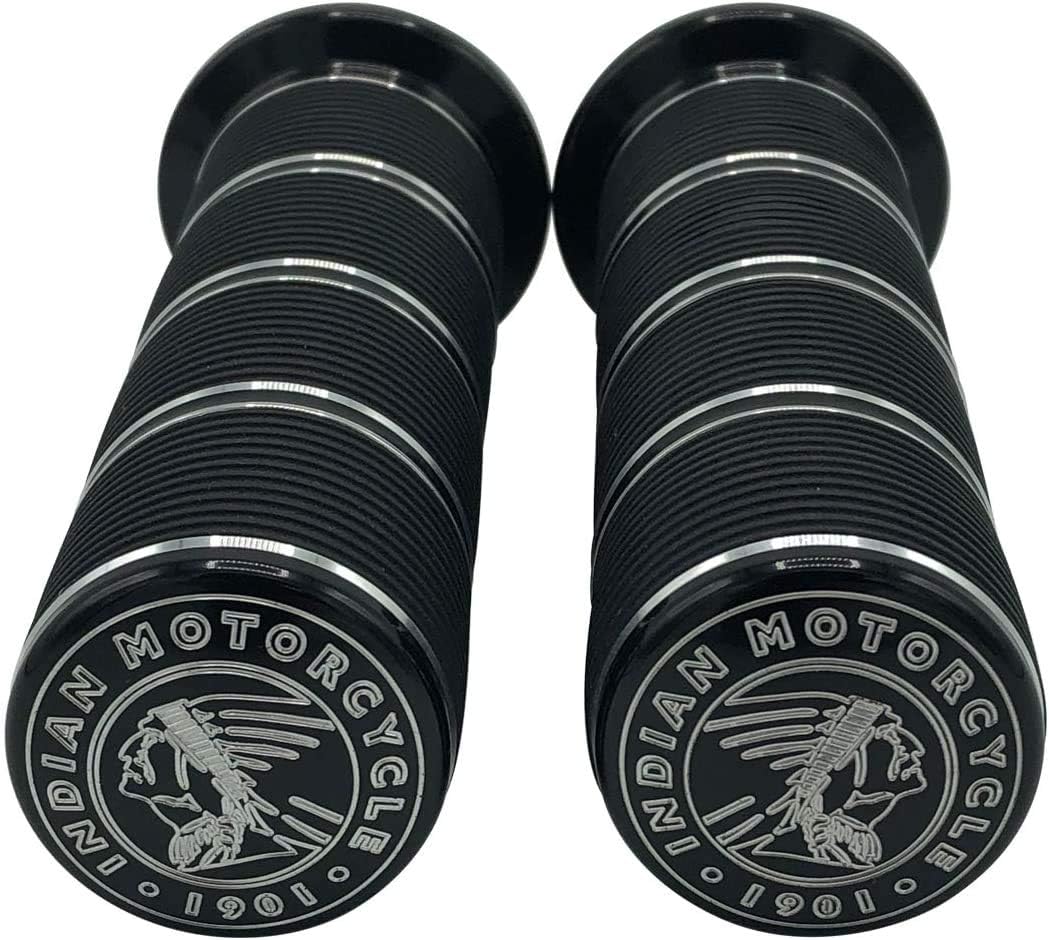 2018-2023 Indian Chief Springfield Chieftain Roadmaster Challenger Pursuit Select Handlebar Grips - Black