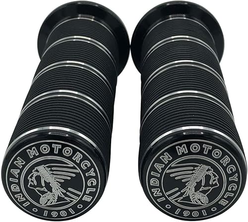 2018-2023 Indian Chief Springfield Chieftain Roadmaster Challenger Pursuit Select - Agarres de manillar - Negro