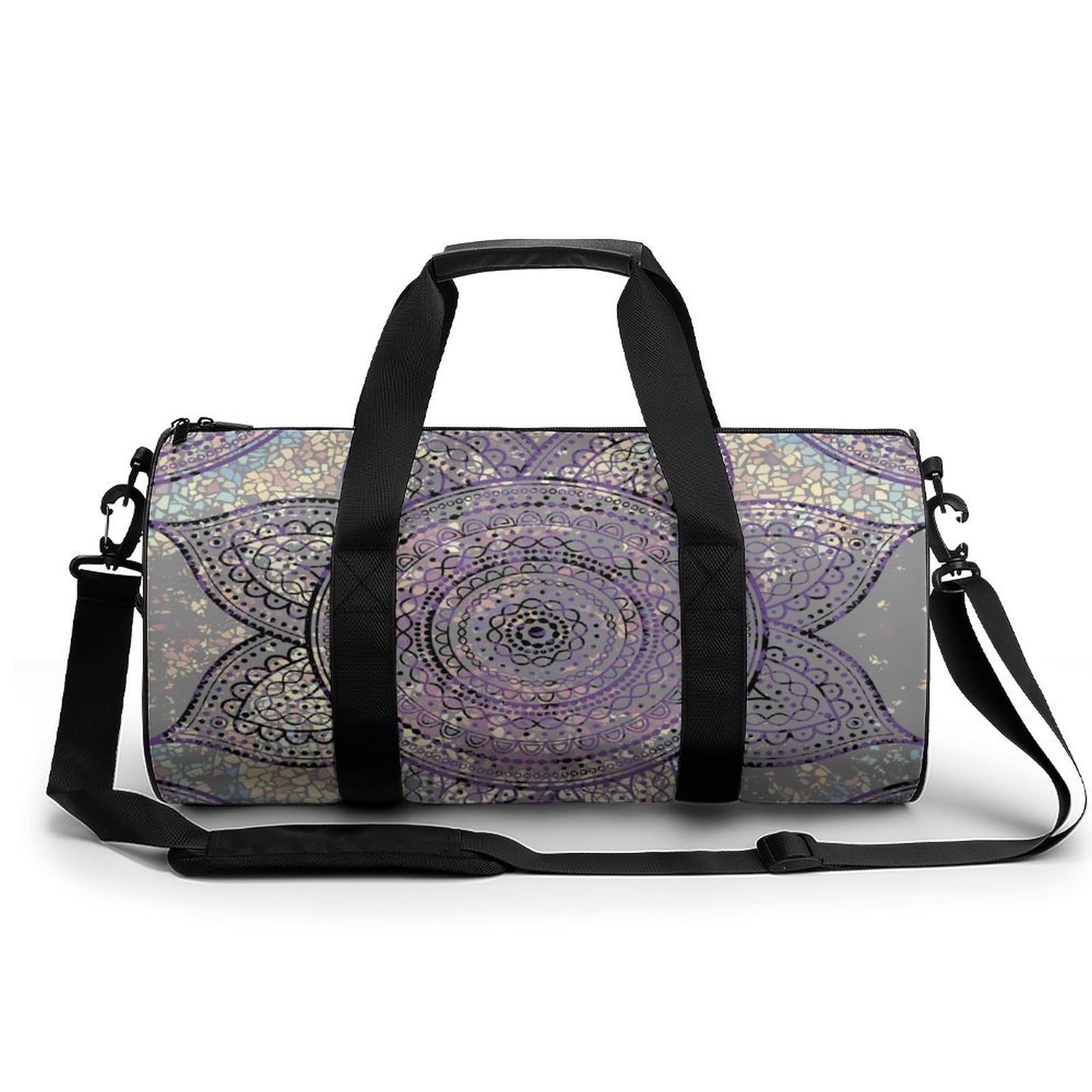 Sac de sport fleur mandala compact pour simplifier vos voyages - 8