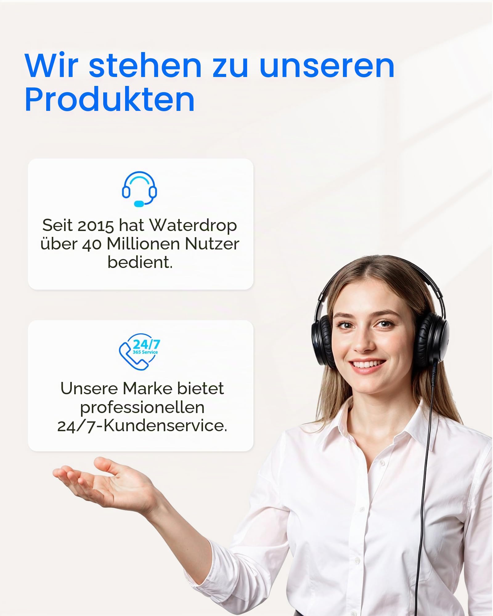 Waterdrop RF10-UF Ersatz-Filterschutzkappe 0,01 Mikron für Untertischwasserfilter 10UA/10UA-UF/10UB/10UB-UF, reduziert Blei, Chlor, schlechten Geschmack und Gerüche
