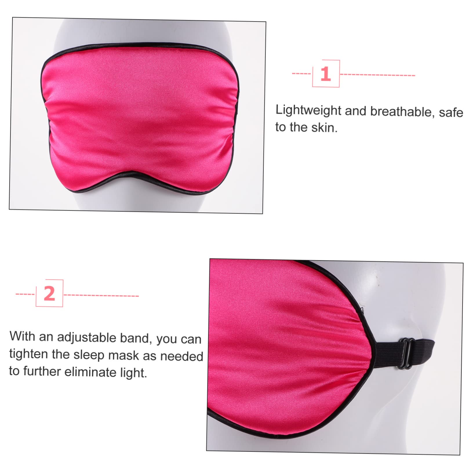 Healeved 9 Pz Benda Maschere Per Gli Occhi Addormentati Impacco Caldo Luce Che Blocca Il Sonno Maschere Da Viaggio Per Aereo Copertura Degli Occhi Uomini e Donne Seta Maschera Doppia Faccia