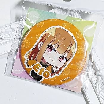 Amazon.co.jp: カラフルピーチ からぴち 缶バッジ えと z4