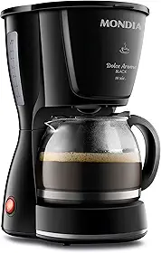 Cafeteira Elétrica Mondial Dolce Arome Black 18 Xícaras 110V