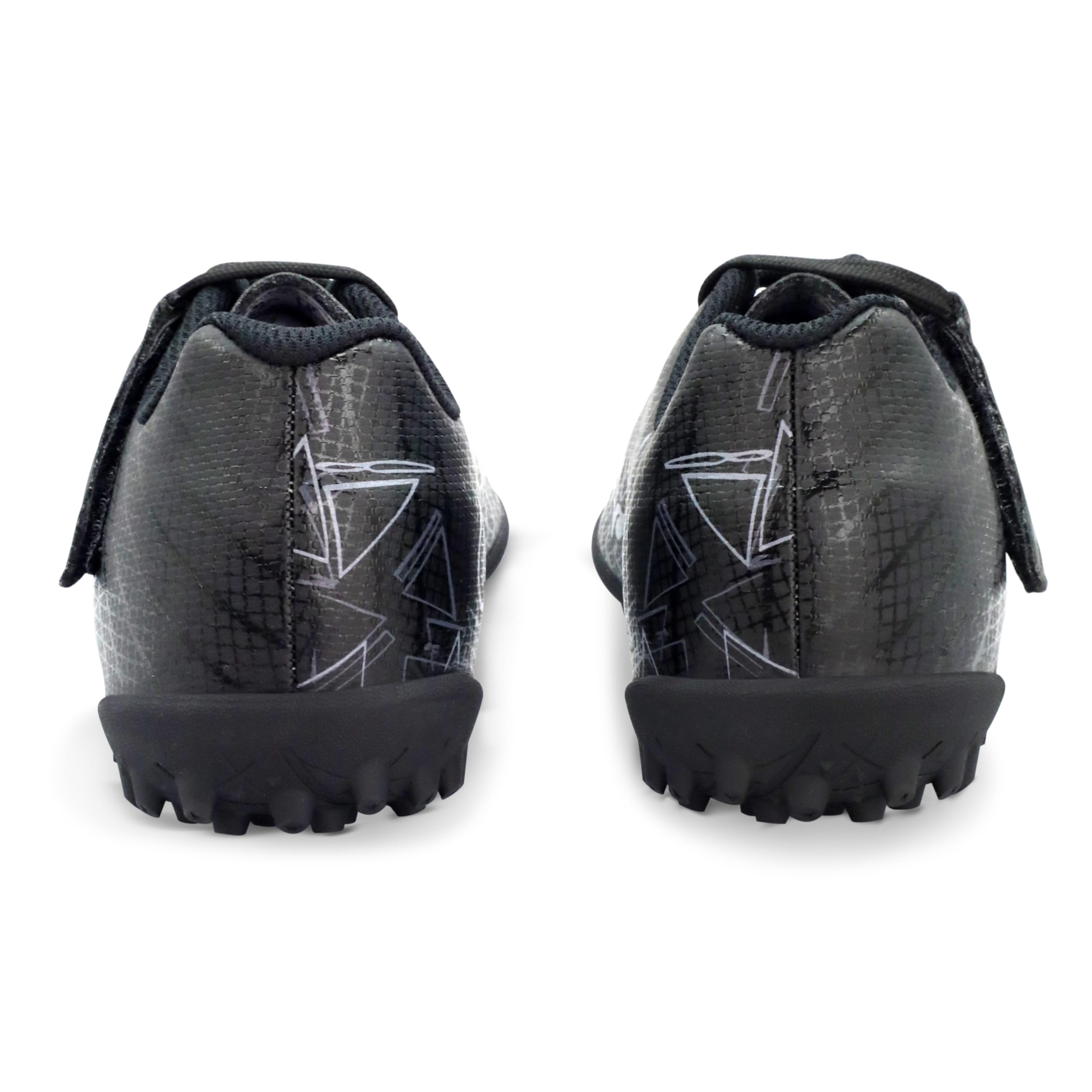 NIVIA Carbonite 7.0 Kids Football Turf Shoe, Synthetic Leather Upper, PU Rubber Turf Outsole, Lightweight Insole & Durable Design for Young Football Champions (Black, UK11) 4