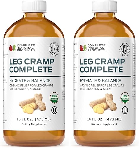 Miniatura 10 de Leg Cramp Complete 16oz - Líquido natural orgánico Amish para aliviar los calambres musculares, pies y piernas, vitaminas y suplemento