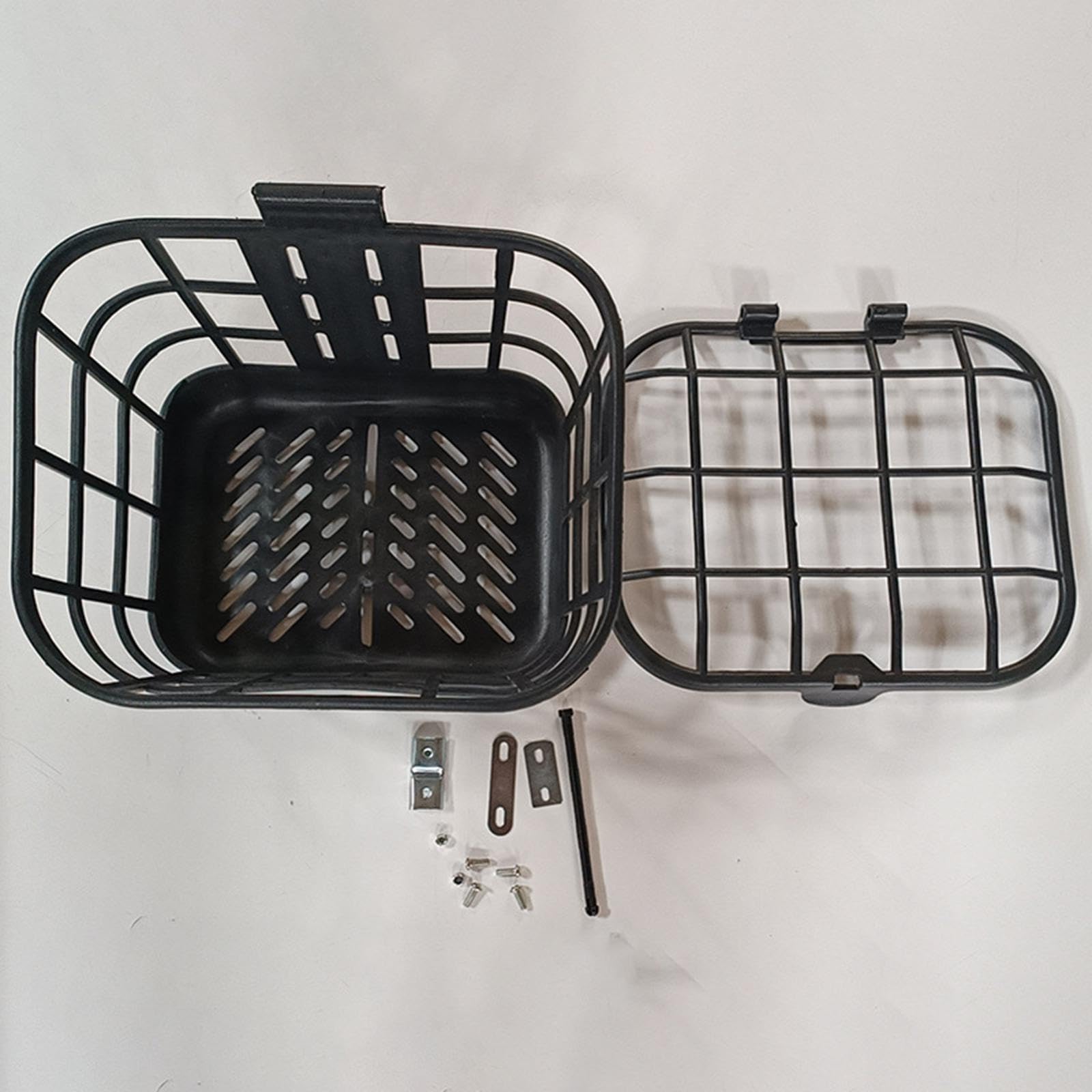 Oshhni Cestino per Bici con Coperchio, Accessori per cestini Anteriori per Biciclette elettriche per
