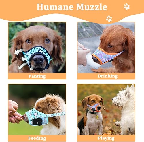 Miniatura 6 de Bozal para perro, bozales para perros pequeños, medianos y grandes, Jack Russell Terrier, perro salchicha, beagle, golden retriever, bozal ajustable