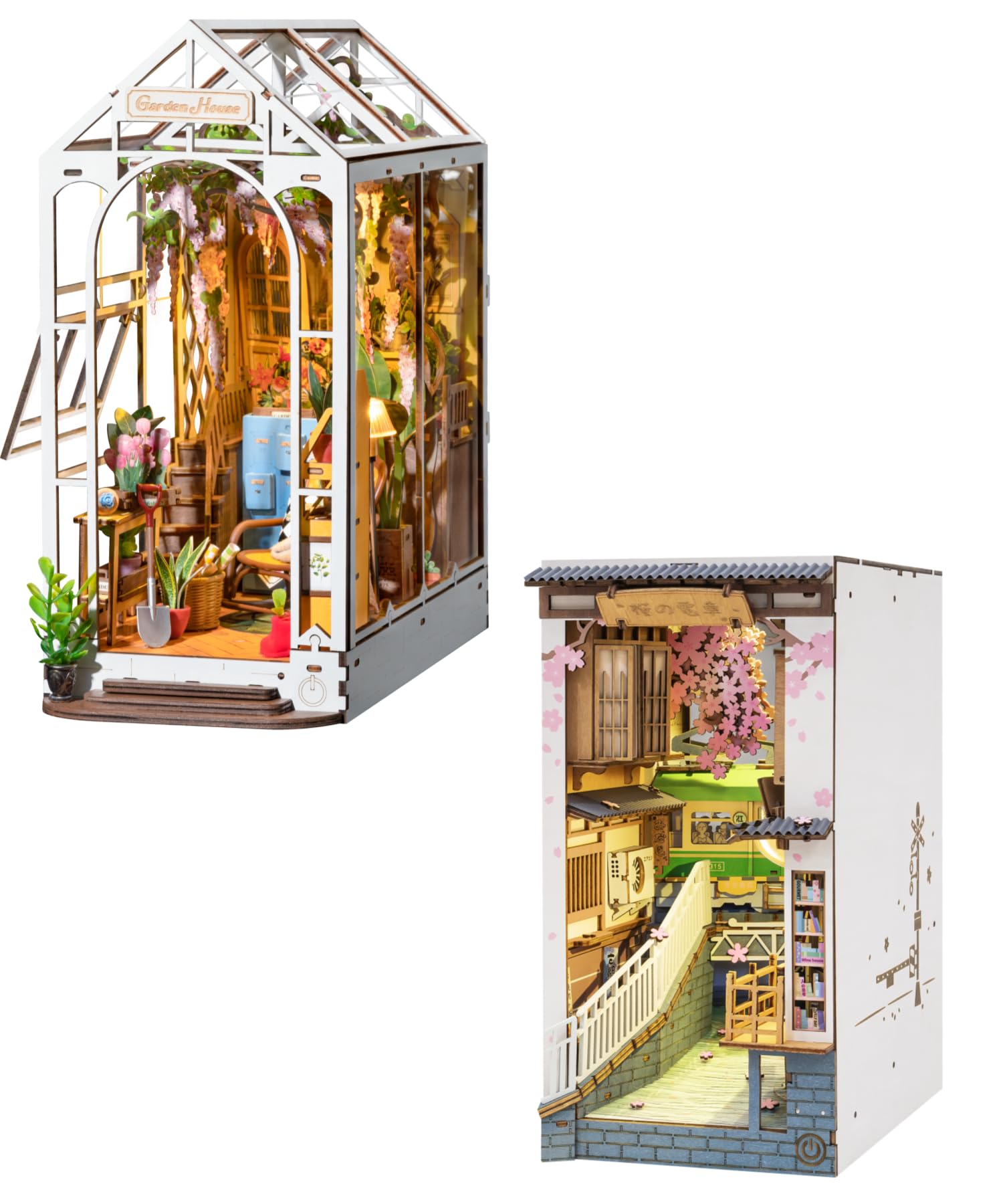 Amazon.com: Rolife DIY Book Nook Kits, 3D Creative Bookend