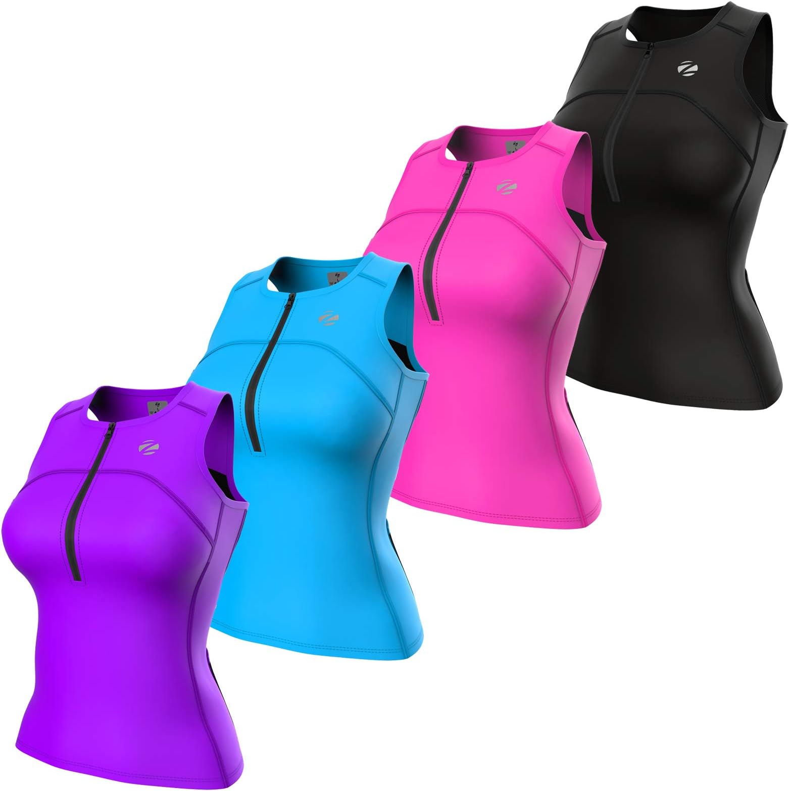 Zimco Cycle wearZimco Women's Competitor Triathlon Tank | Women Tri Tops | Triathlon Top Women | Triathlon Tank Women | Triathlon Race Swim-Bike-Run