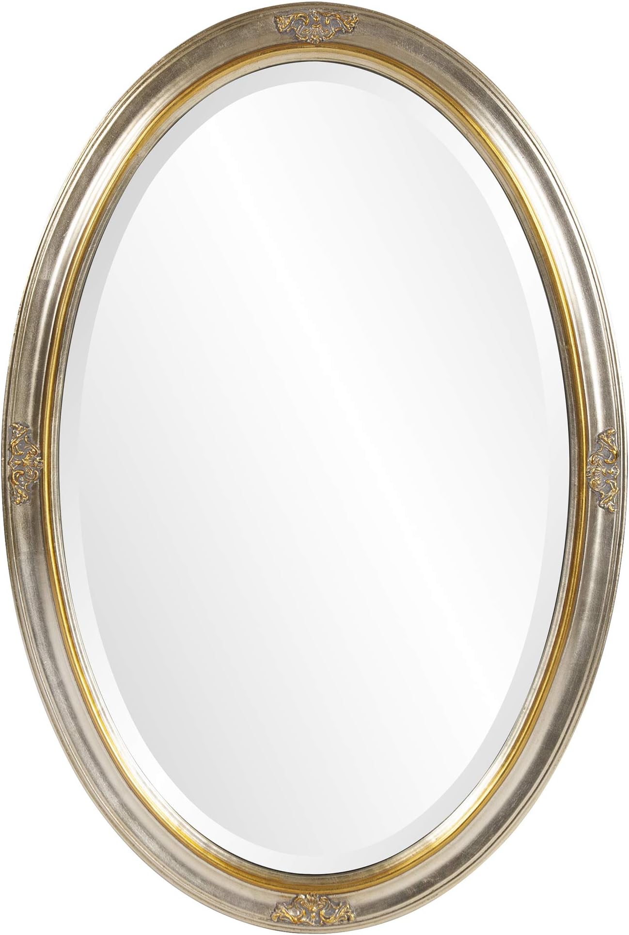 Howard Elliott CollectionCarlton Mirror, 22 x 32 Inch, Stainless Steel