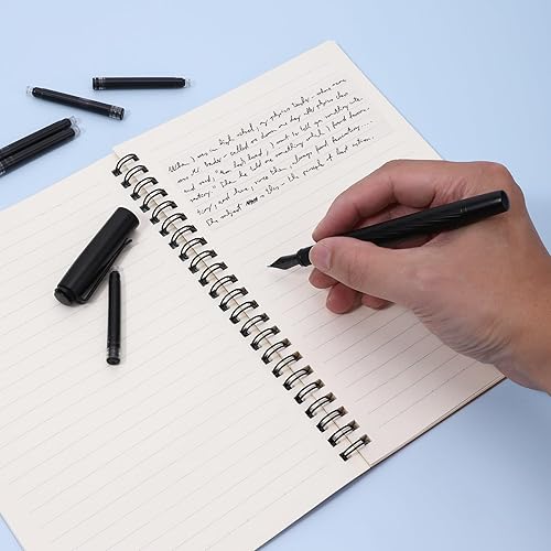 Miniatura 2 de cobee 50 cartuchos de tinta para pluma estilográfica, repuestos de tinta para pluma de caligrafía de 0.102 in de diámetro (0.102 in)