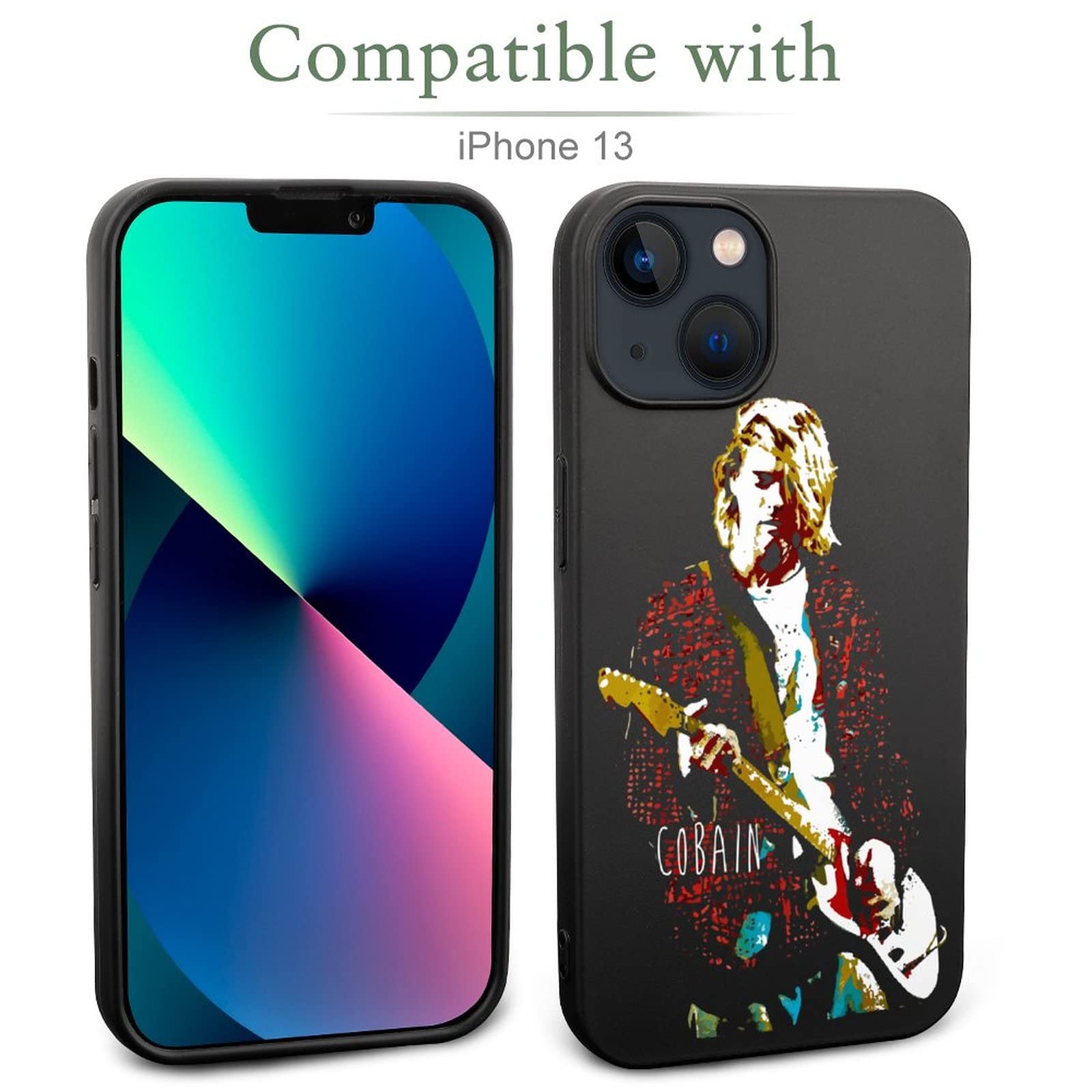 Amazon.co.jp: スマホケース iphone 13 Kurt Cobain カート
