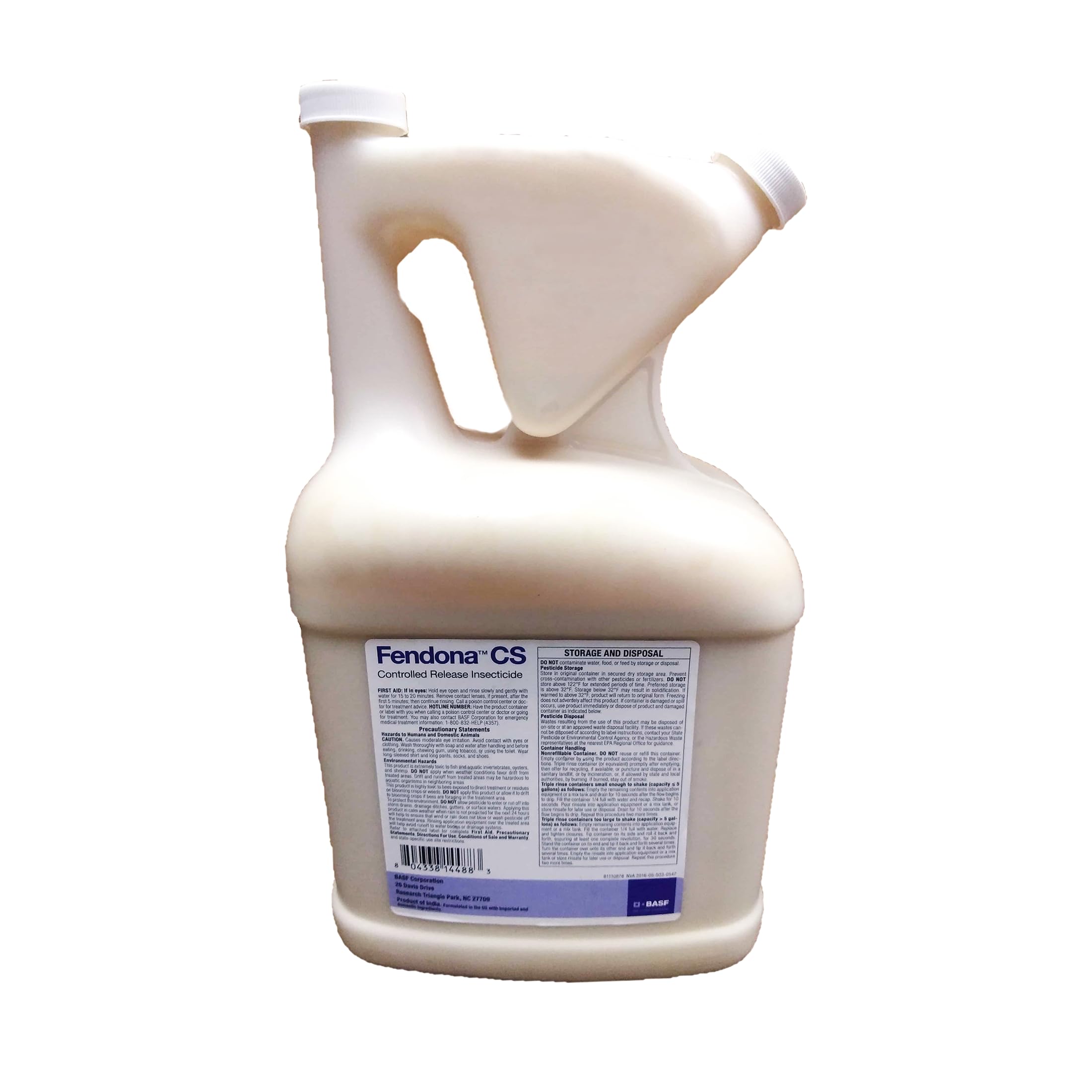 BASF Fendona CS Controlled Release Insecticide, Fast-Acting Concentrate for Ants, Carpenter Bees, Spiders, Ticks & More, 120 oz - Broad Range of Insect Control