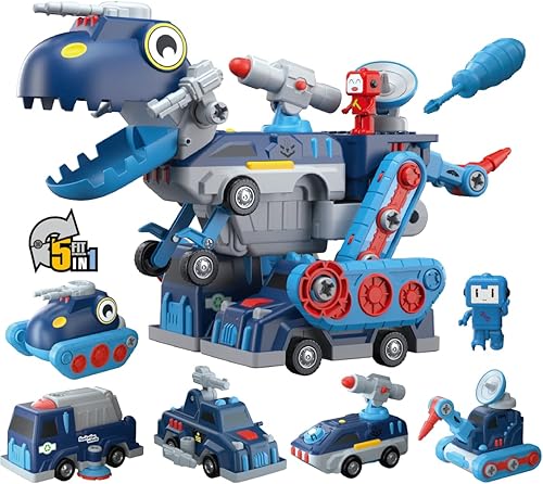 Juguetes para niños de más de 5 años robot de dinosaurio ensamblado bloques de construcción magnéticos juego de vehículos automóviles y camiones que disponible en Yaxa Guatemala