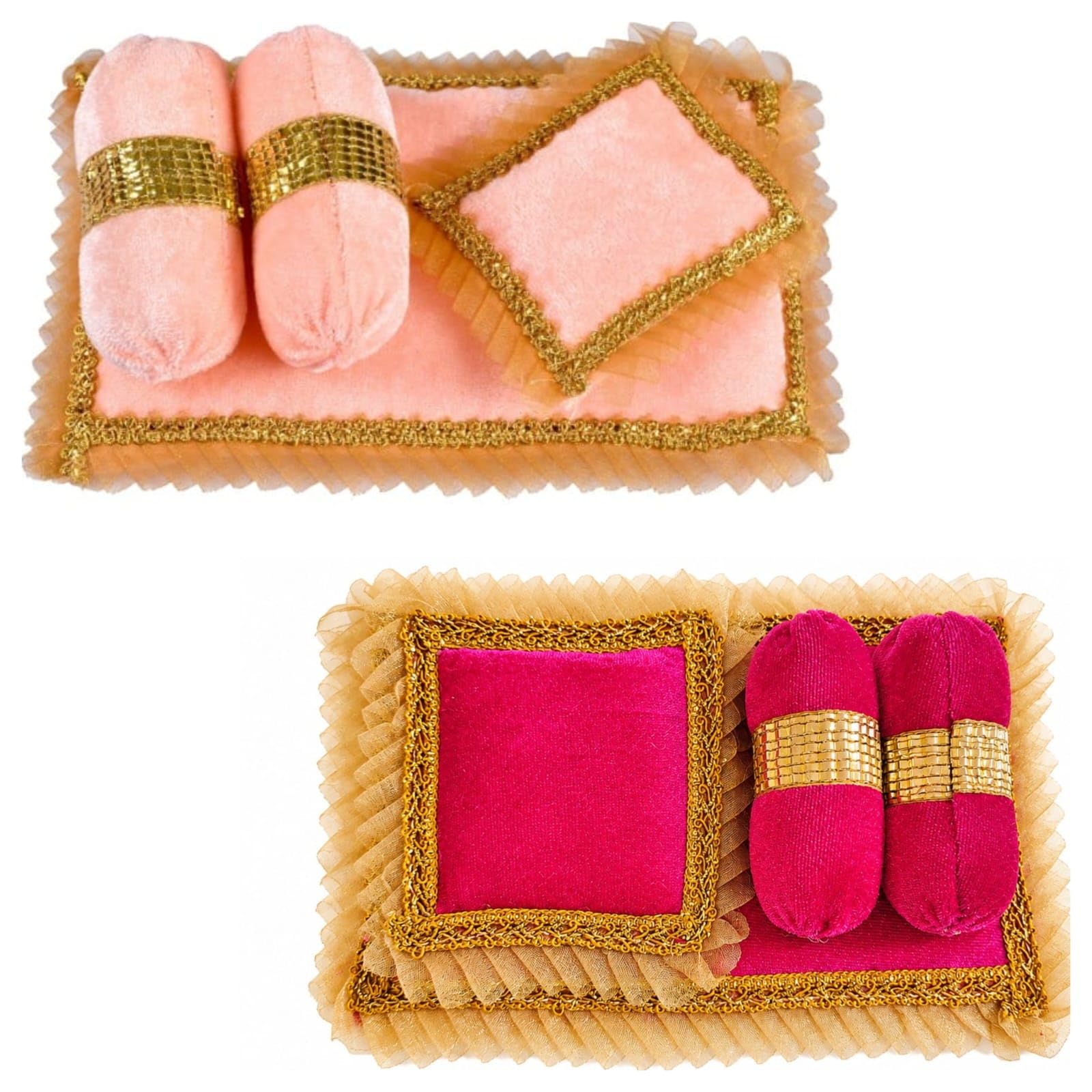 Laddu Gopal Bedding Set - Royal Velvet Design -12