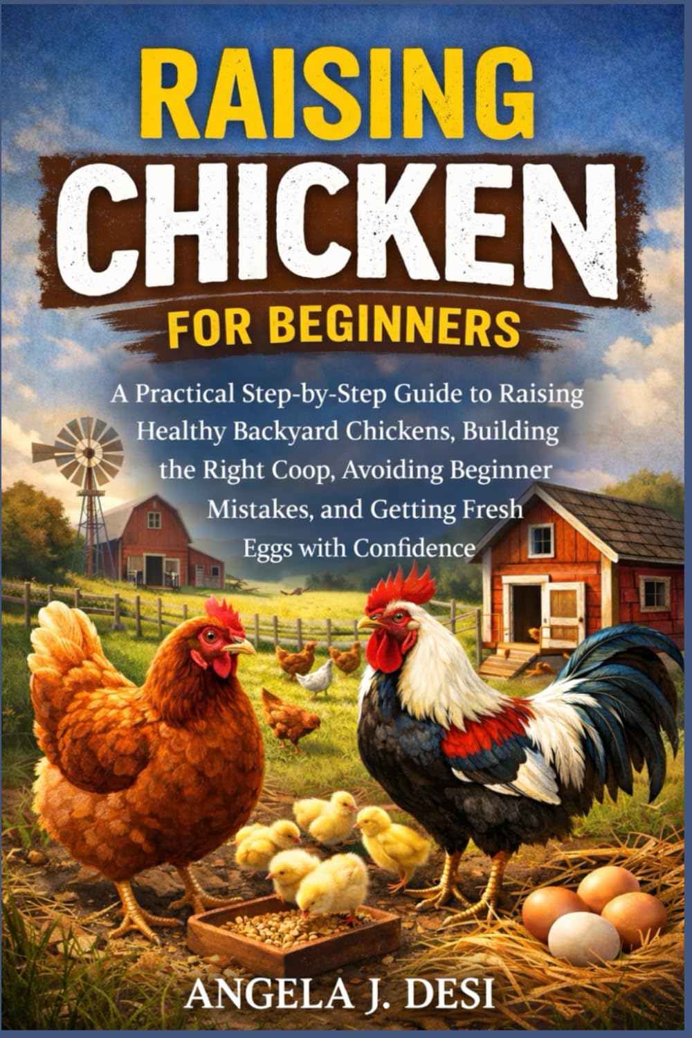 RAISING CHICKEN FOR BEGINNERS: A Practical Step-by-Step Guide to Raising Healthy Backyard Chickens, Building the Right Coop, Avoiding Beginner Mistakes, and Getting Fresh Eggs with Confidence