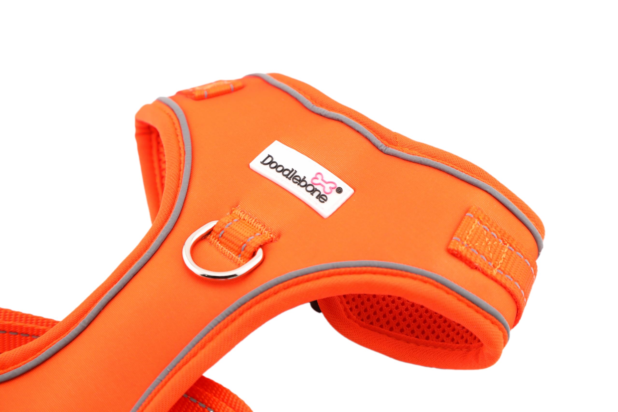 Doodlebone, Adjustable Airmesh Harness, Over Head Dog Harness with Adjustable Neck and Chest, Dual D Rings - Image 3