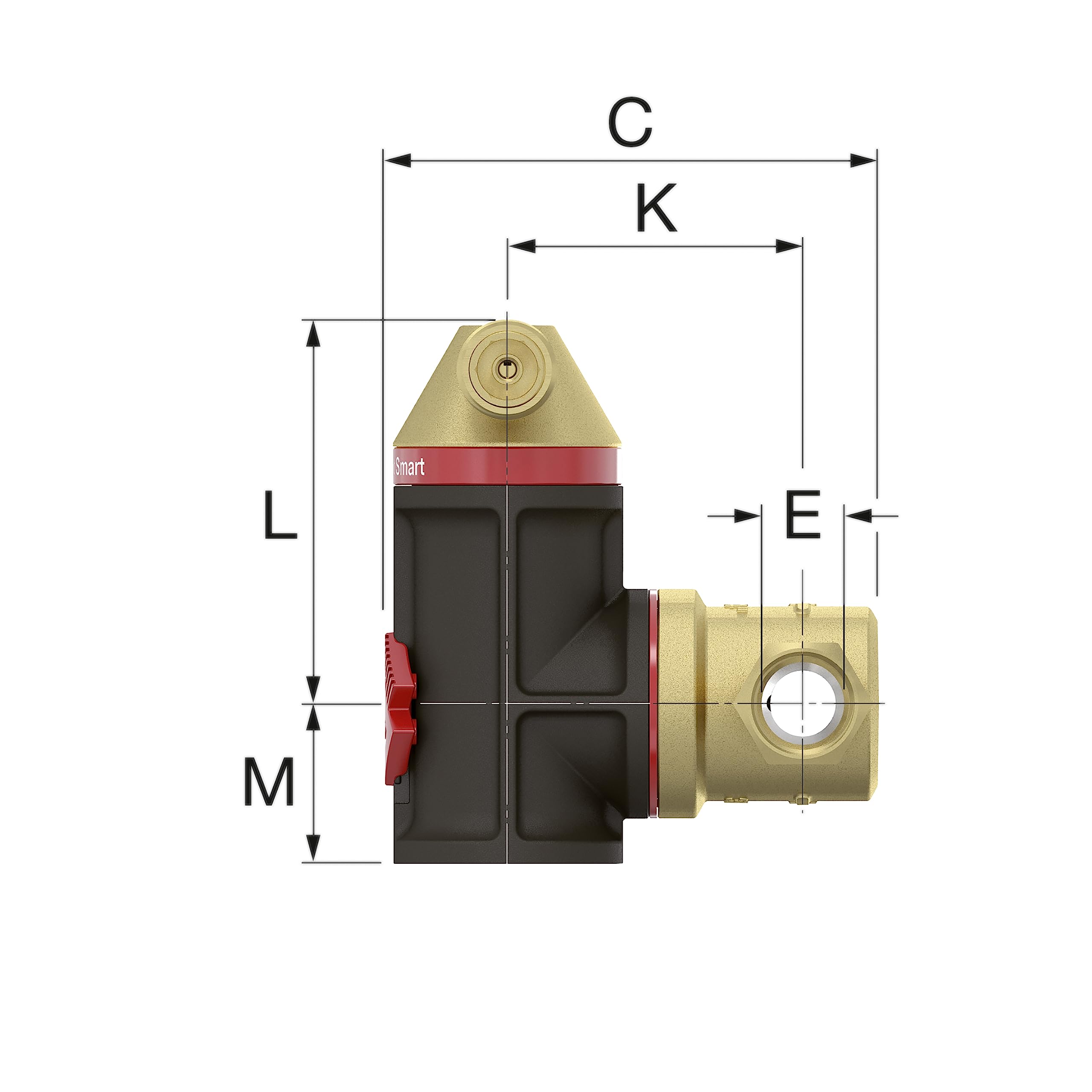 Flamco Flamcovent Smart Air e defangatore per impianto di riscaldamento e raffrescamento G1 "F 30003