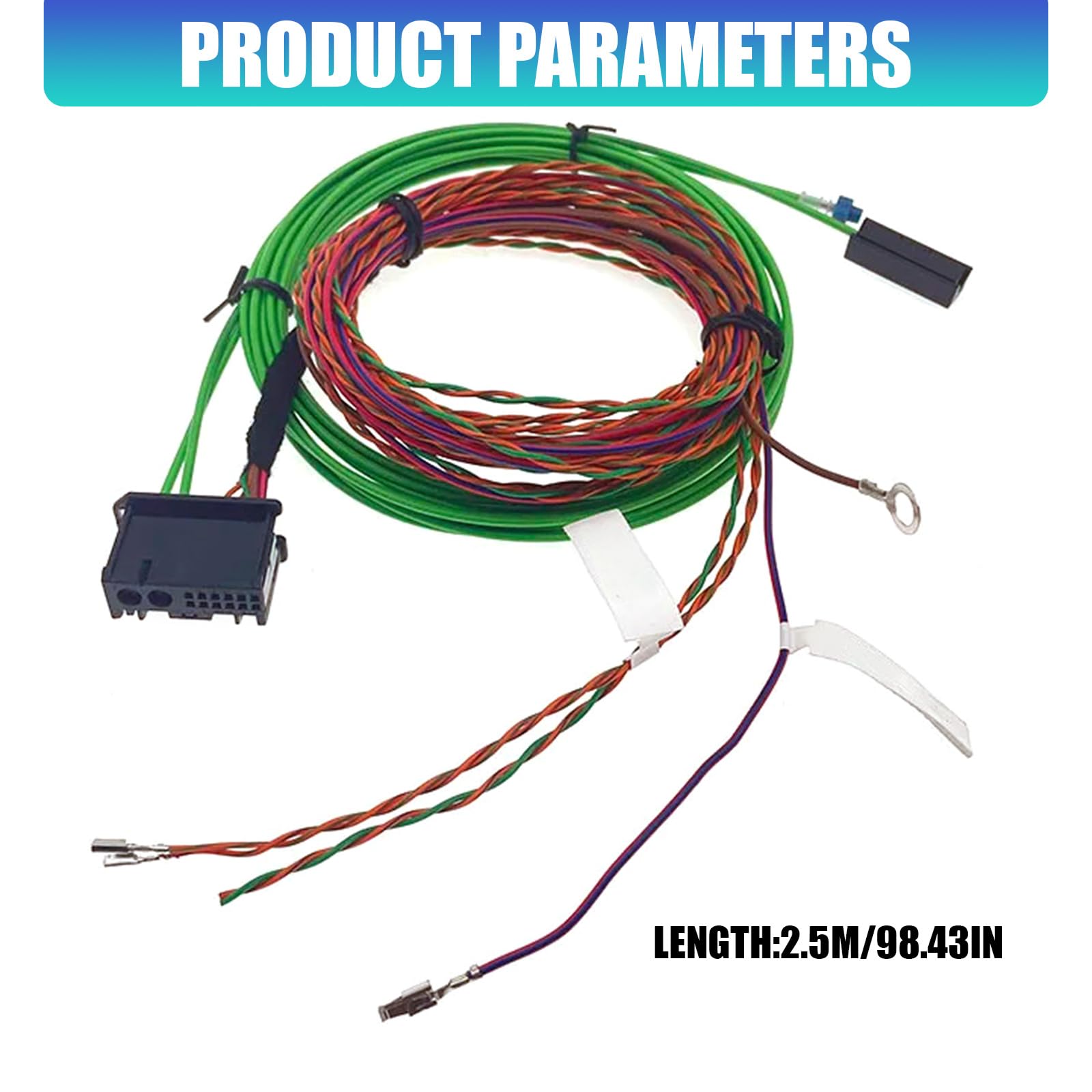 Kabel światłowodowy do konkretnego pojazdu, efektywny transfer danych, wiązka przewodów do E70, E71, X5M, z bezpiecznym połączeniem, kabel do wyświetlania samochodu