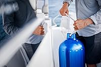 Vista 3 de Guardabarros Polyform serie G para lancha, Negro