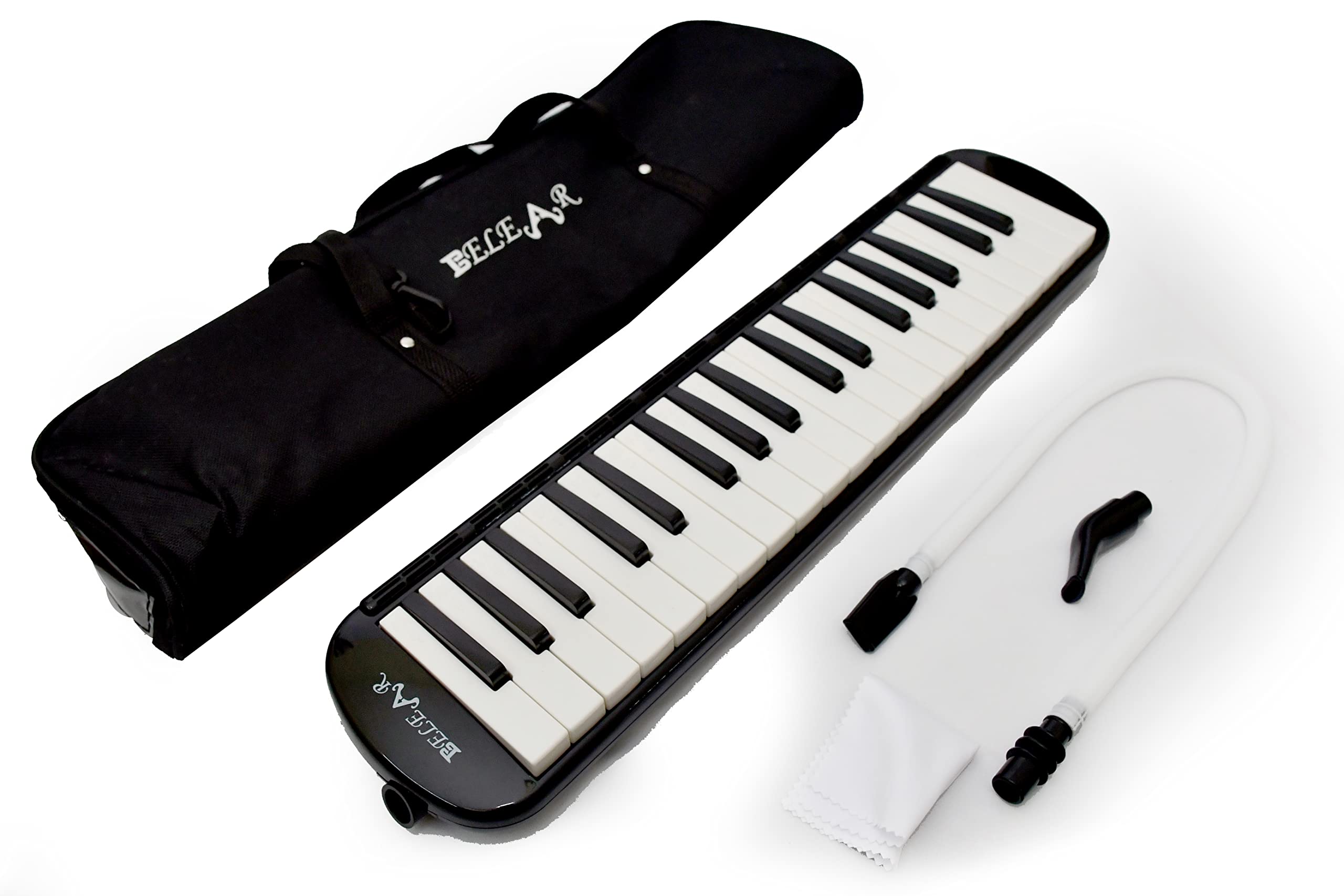 37 Key Piano Style Black Melodica Wind Musical Instrument with Mouth Piece and Black Carry Bag — Amazon image 5