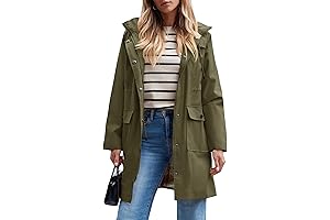 Waterproof and Lightweight Women's Trench Rain Coat