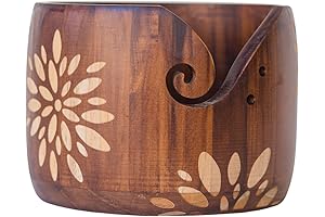 Deluxe Extra-Large Yarn Bowl for Seamless Crocheting