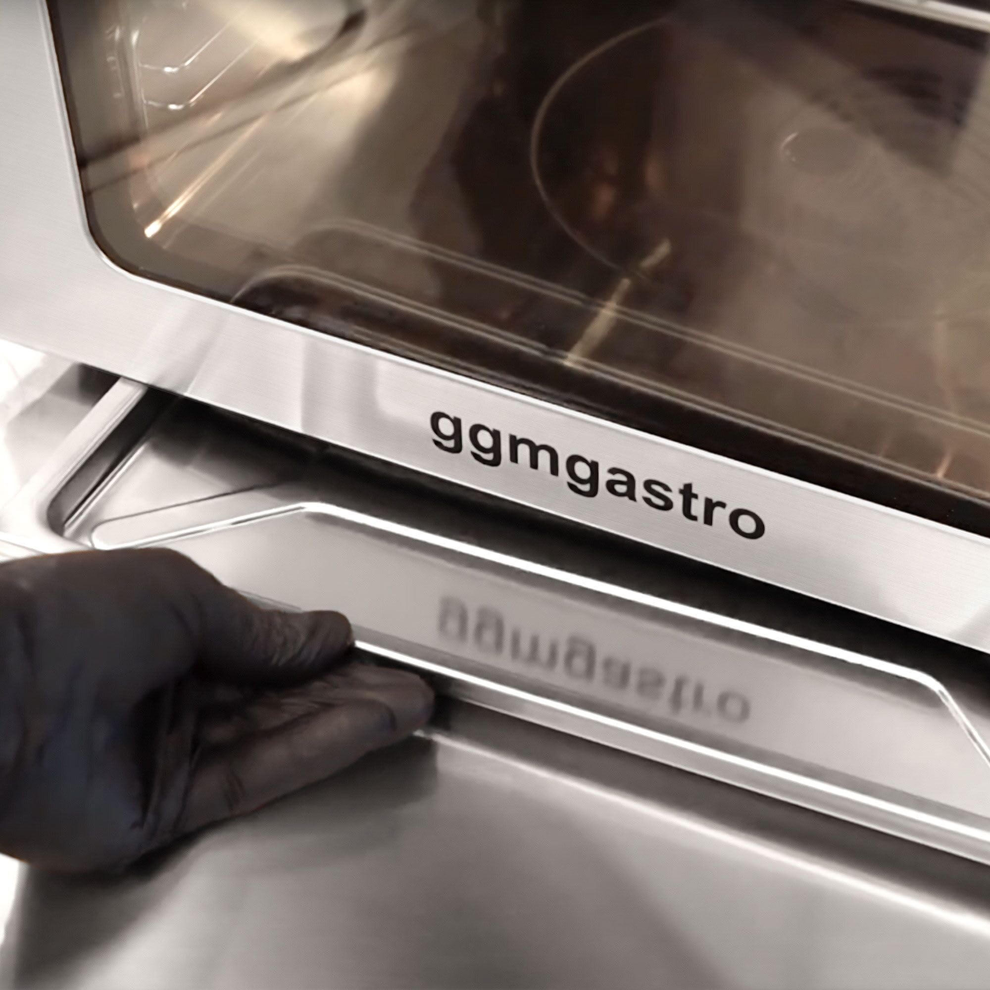 GGM Gastro Heißluftofen Kompakt mit Dampffunktion 30 L | Hochwertiges Edelstahlgehäuse, vielseitige Garfunktionen, präzise Steuerung, zeitsparende Reinigung, sofort einsatzbereit