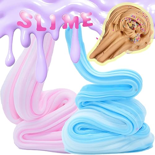 Miniatura 4 de Kit de 17 unidades de slime de mantequilla, no pegajoso, juguete de lodo súper suave, regalos de cumpleaños para niños de 4 a 12 años, regalo de