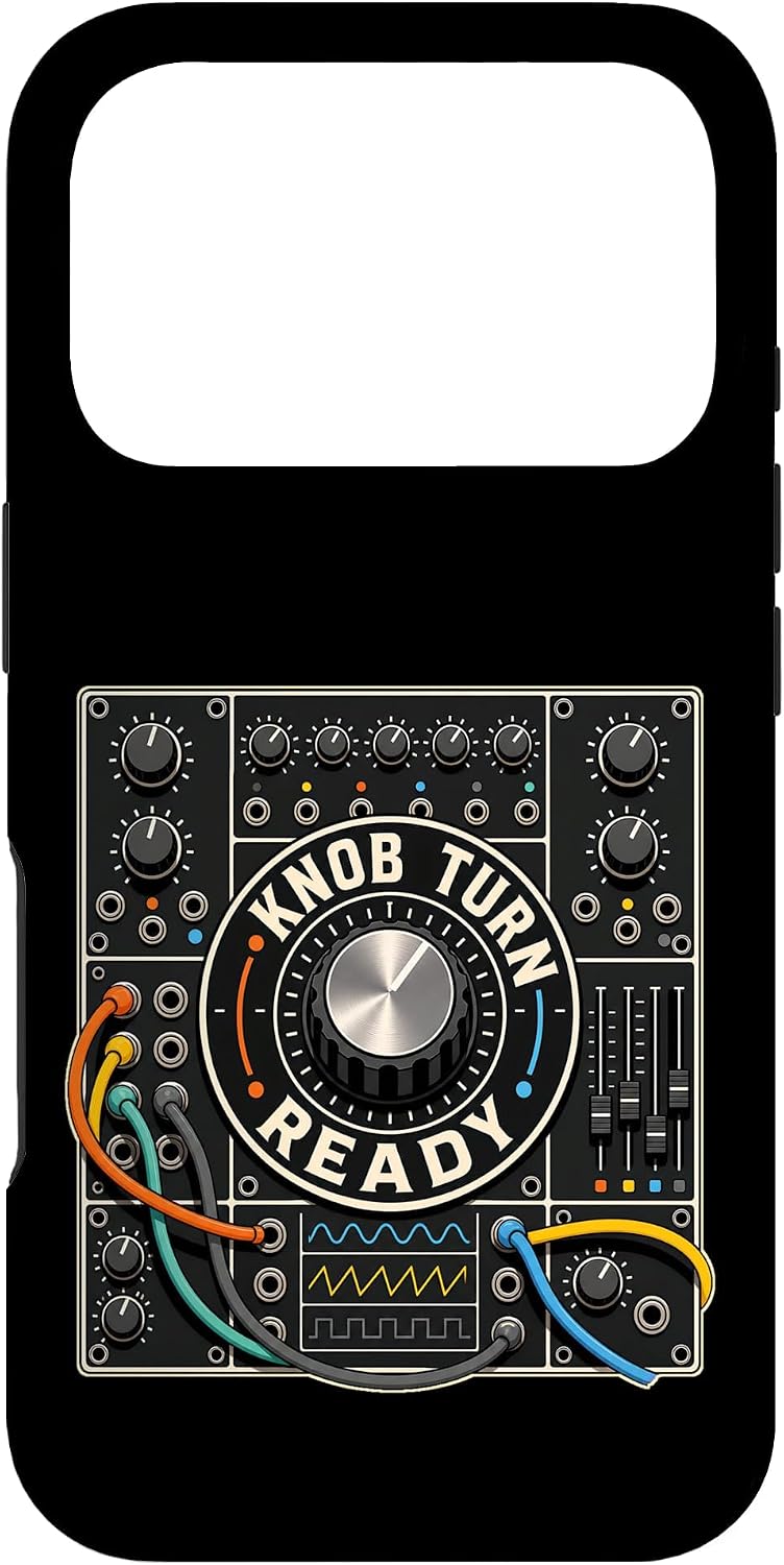 KNOB Turn Ready Modular Synth Controls and Patching Case for iPhone 17 Pro