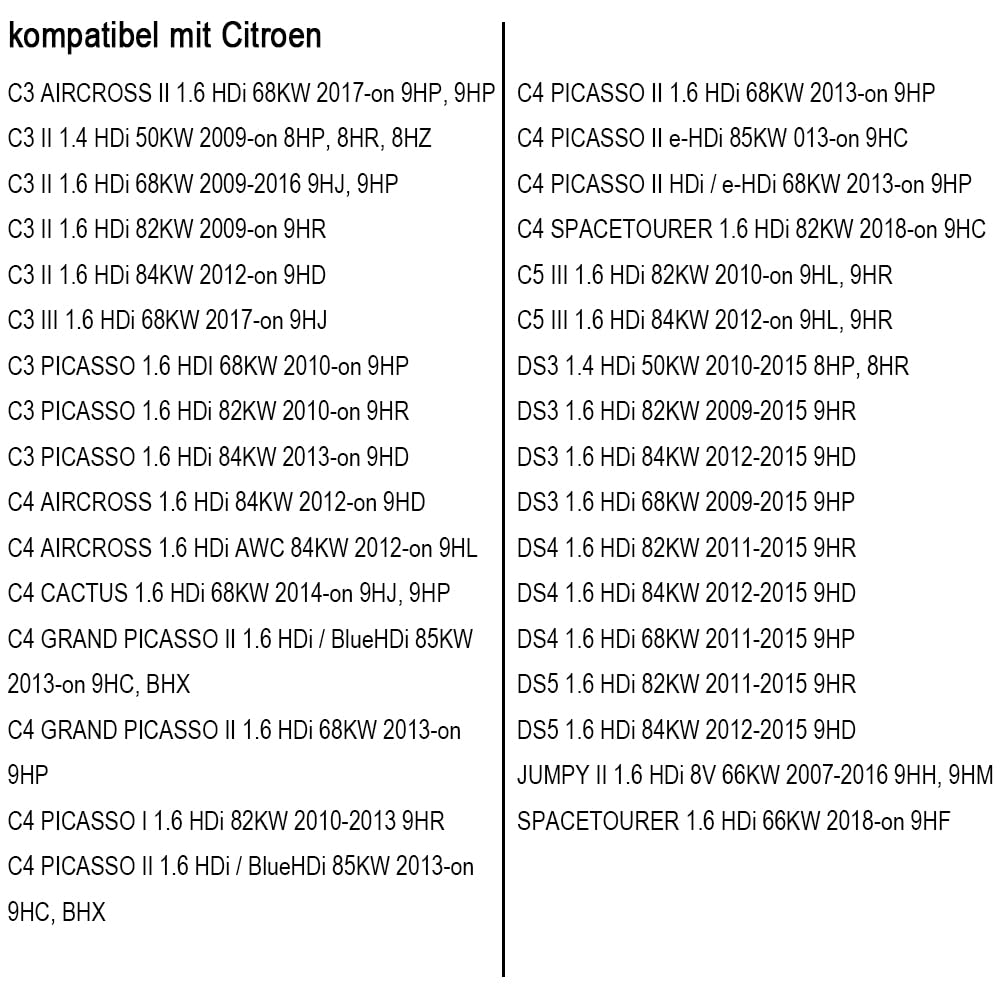 55PP14-01 9670076780 Tuyau de distribution de carburant Capteur de pression | Compatible avec Renault Clio Fluence Grang Kangoo Megane Modus Twingo Compatible avec Berlingo C3 C4 C5 DS3 DS4 DS5 JUMPY