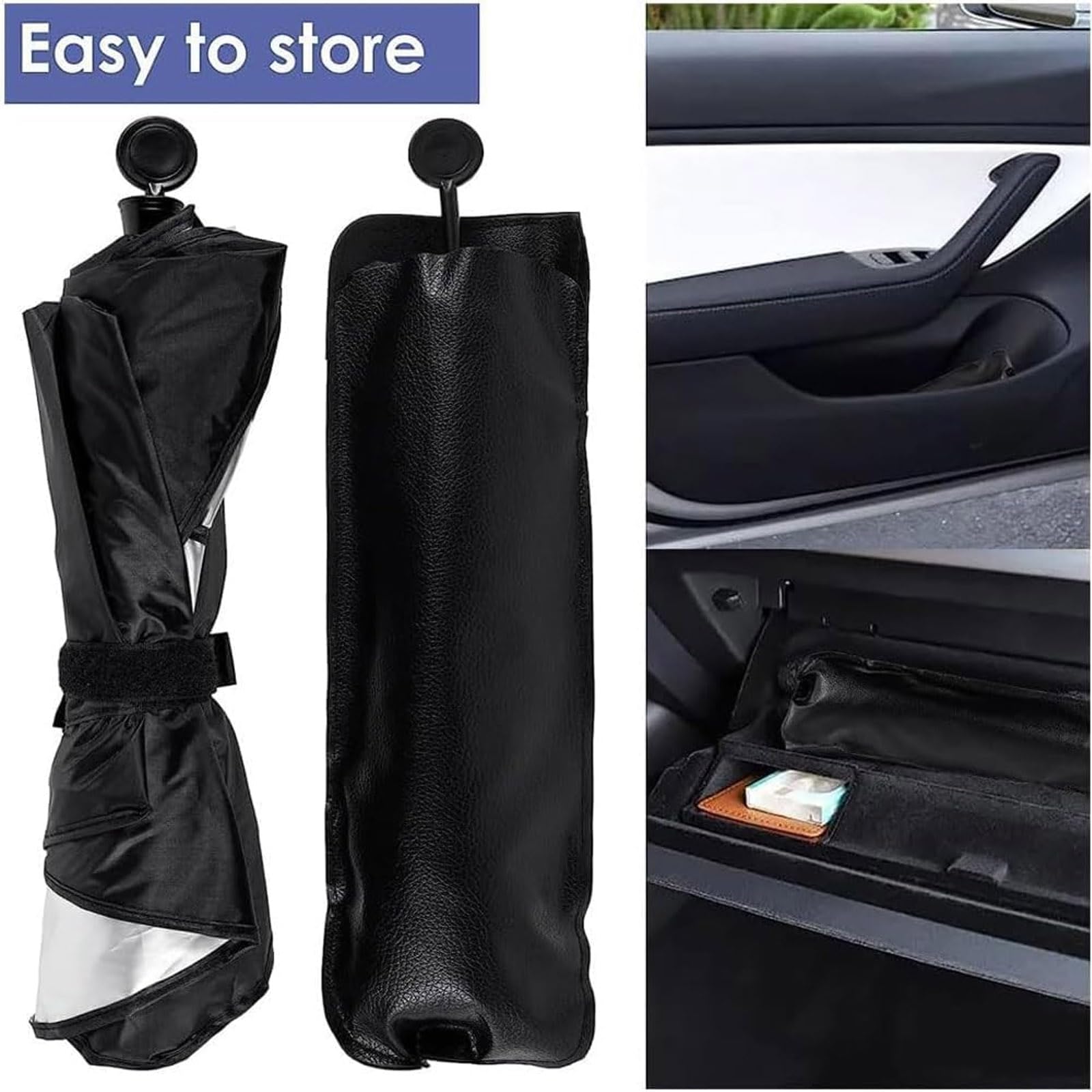MaKeMoney Sonnenschutz Auto Frontscheibe FüR Land Rover Discovery Sport 2015-2026, Sonnenblende Vorne Faltbar Blockiert UV-Strahlen Zubehör,B/140cm*80cm