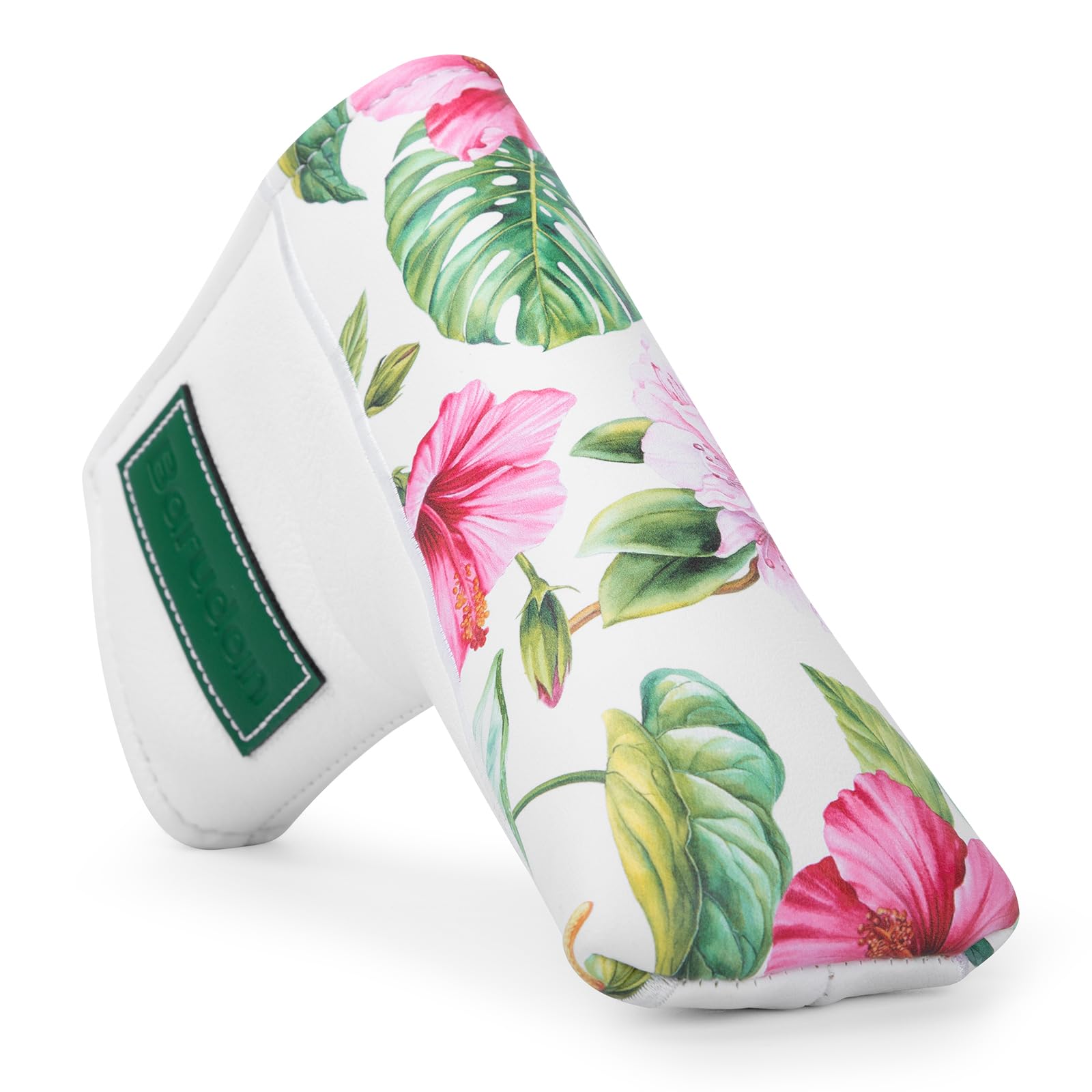 Tropical Style Golf Blade Putter Head Covers Magnetic Putter Headcover Protective Putter Covers for Taylormade Odyssey Scotty Cameron Ping Cobra Premium Golf Club Cover Accessories for Men Women
