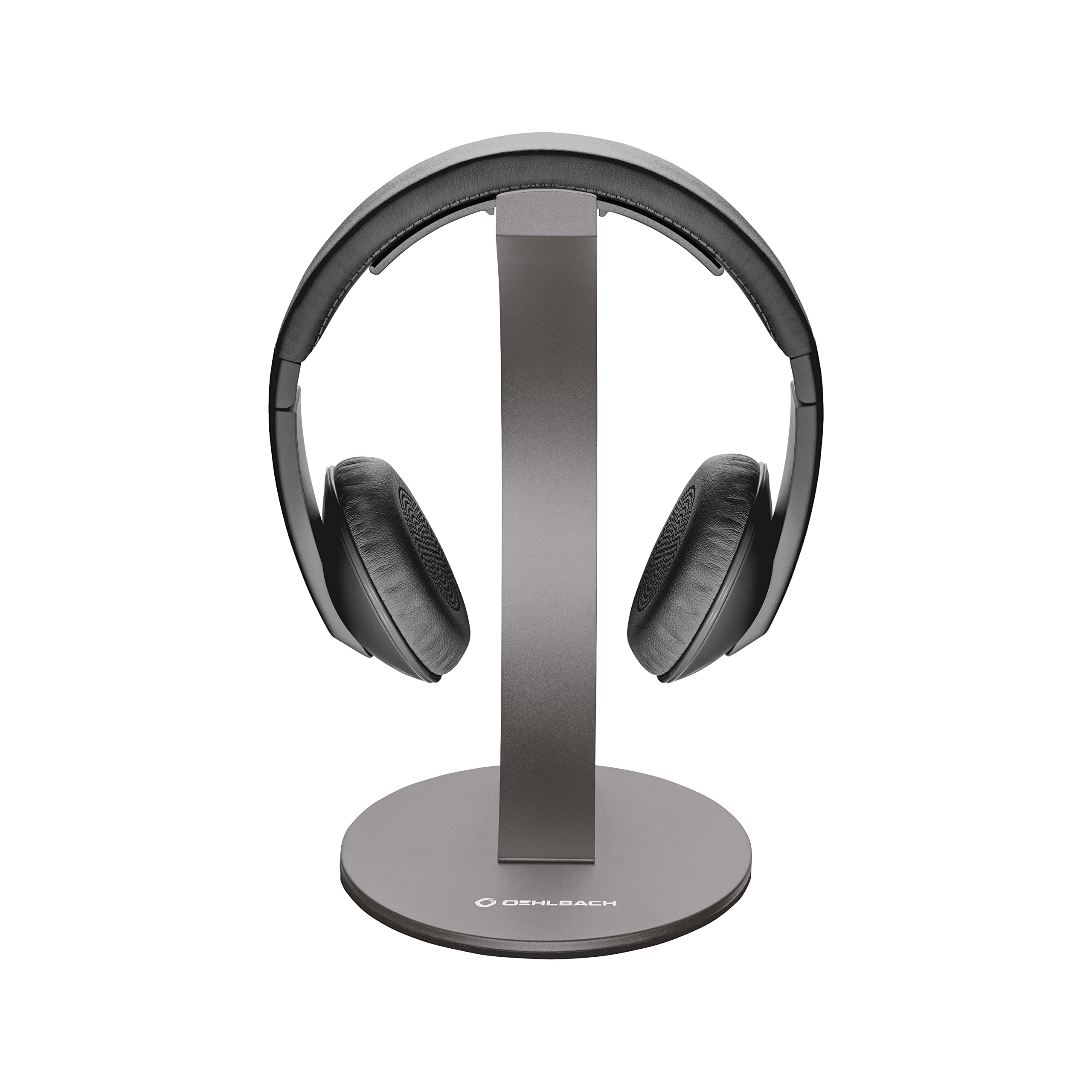 OEHLBACH ALU Style - Soporte de Auriculares diseño Exclusivo (Aluminio anodizado, Almacenamiento de Materiales para los Auriculares) Lunar Grey