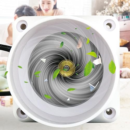 Miniatura 2 de Ventilador de conducto en línea de 2 pulgadas 1.969 in de ventilación de escape de 62 CFM, kit de conducto de filtro de ventilador silencioso de 6