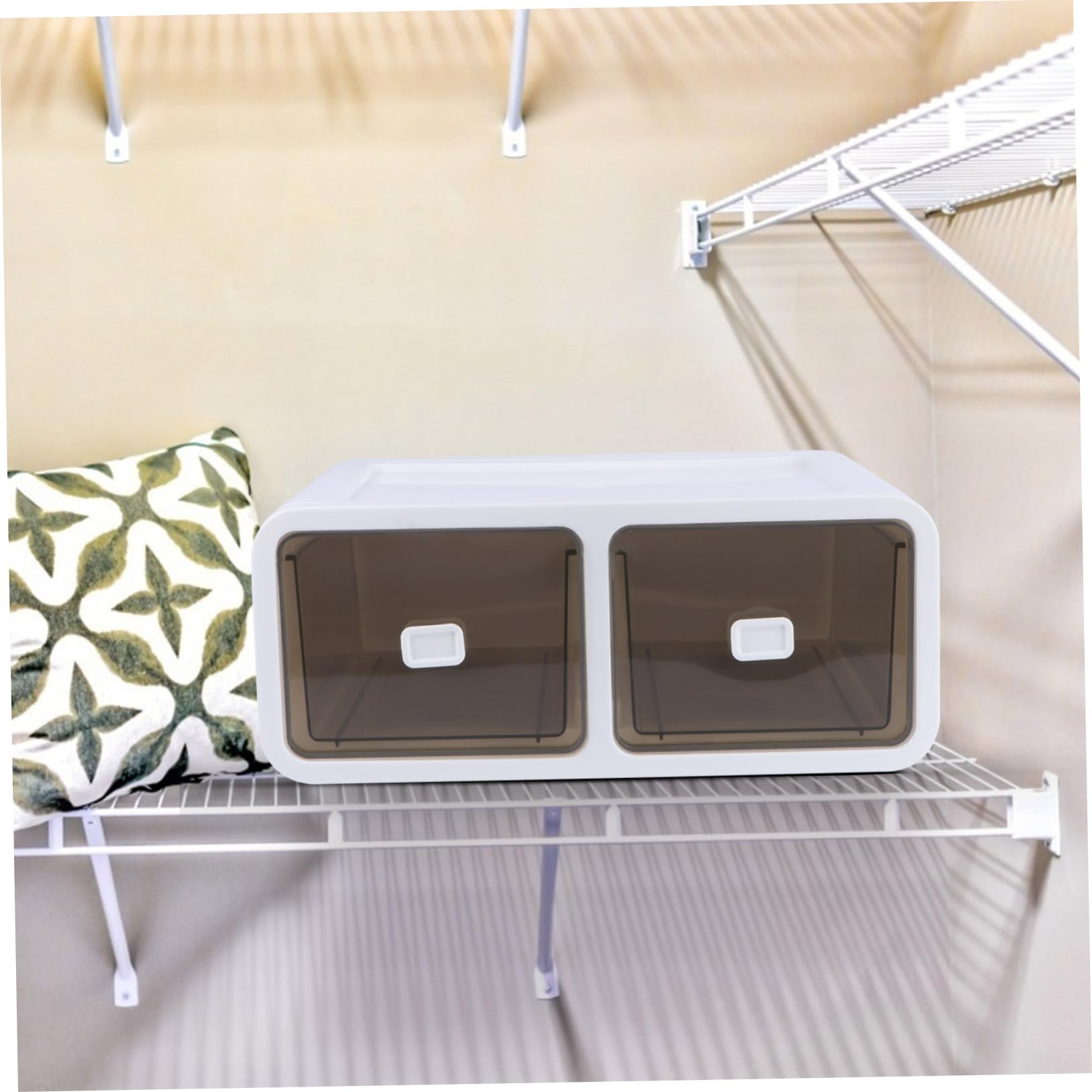 Caja De Almacenamiento Cajón Para Sujetadores Calcetines Ropa Interior Color Canela