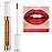 MAKI YIKA Red Lipstick for Women Metallic Lipsticks Glitter Long Lasting Lipstick No Smudge No Transfer Liquid Lip Gloss (BR20 Crushed Ruby)