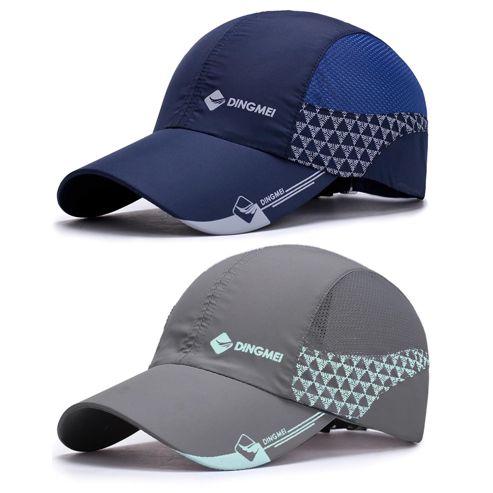 TAGVO Men's Baseball Cap, Pack of 2 Lightweight Quick Dry Sports Mesh Baseball Cap, Summer Hat with Anti UV Protection Outdoor Sun Hat — view 9