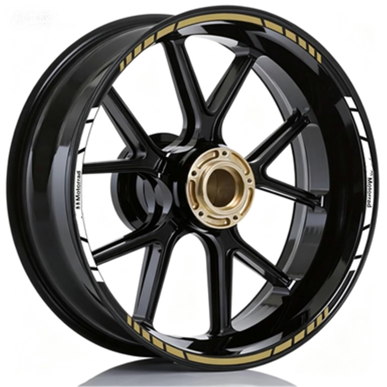Motorcycle Wheel Stickers Reflective Rim Motorbike Waterproof Decals for BMW S1000XR Motorbike(Color5)