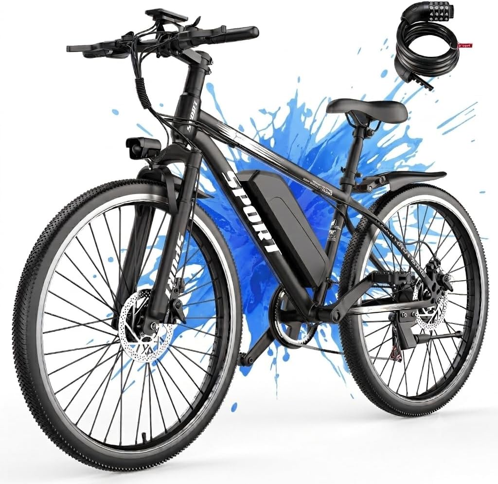 Misodo 1500W Peak Electric Mountain Bike for Adults, 7 Speed,Fast Ebike