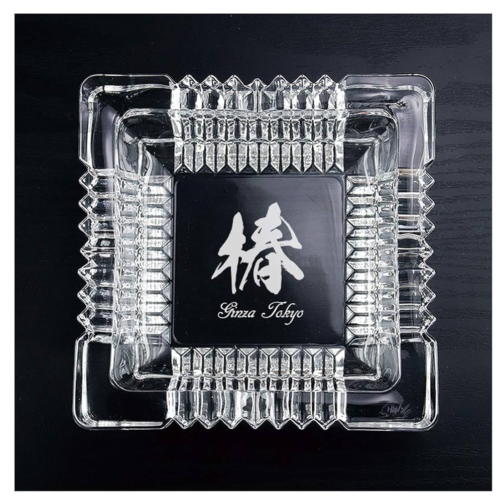 ガラス製　灰皿　四角プレート　ライター入れ3点セット　昭和レトロ ガラス製 灰皿 四角プレート ライター入れ3点セット 昭和レトロ