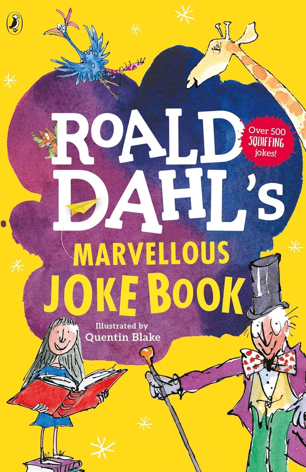 Roald Dahl Collection 6 Books Set (The Enormous Crocodile, Marvellous Joke Book, Revolting Rhymes, Wonka, Whizzpopping Joke Book & Dirty Beasts)