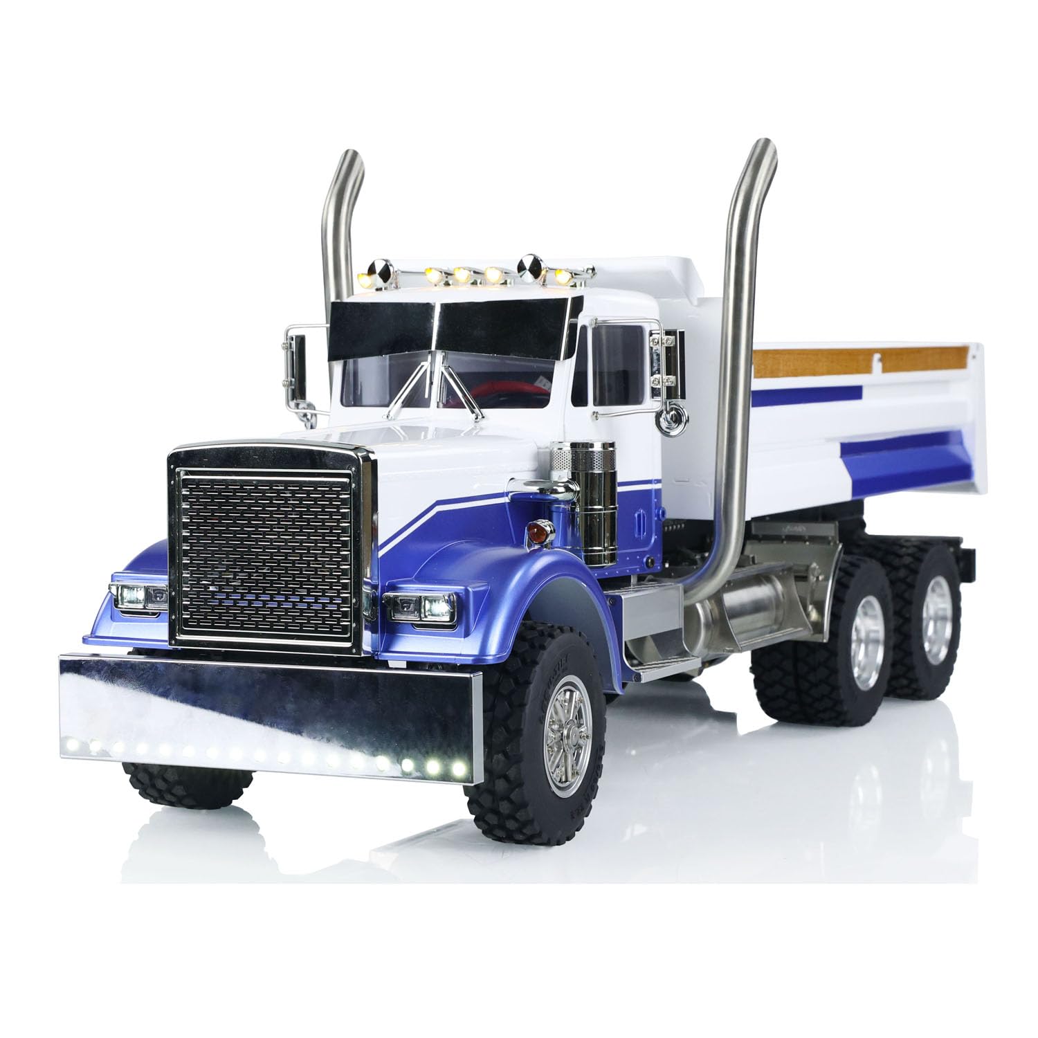 1/14 RC Dump Truck 56344 Tipper 6x6 2-Speed Light Sound Differential for Tamiya as a Special Gift