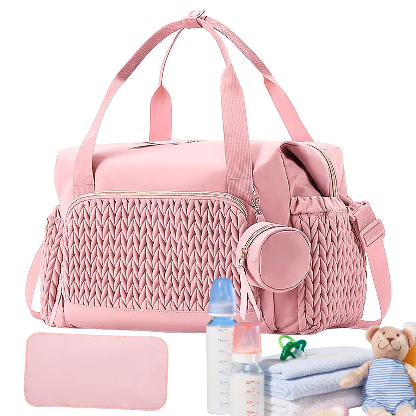 Borsa Per Pannolini - Borsa Per Il Cambio Del Bambino | Zaino Per Pannolini | Borsa Per Pannolini Di Grande Capacità Con Custodia Per Ciuccio | Borsa Per Bambini Da Viaggio Riutilizzabile |