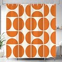 mid century modern shower curtain Top1商品