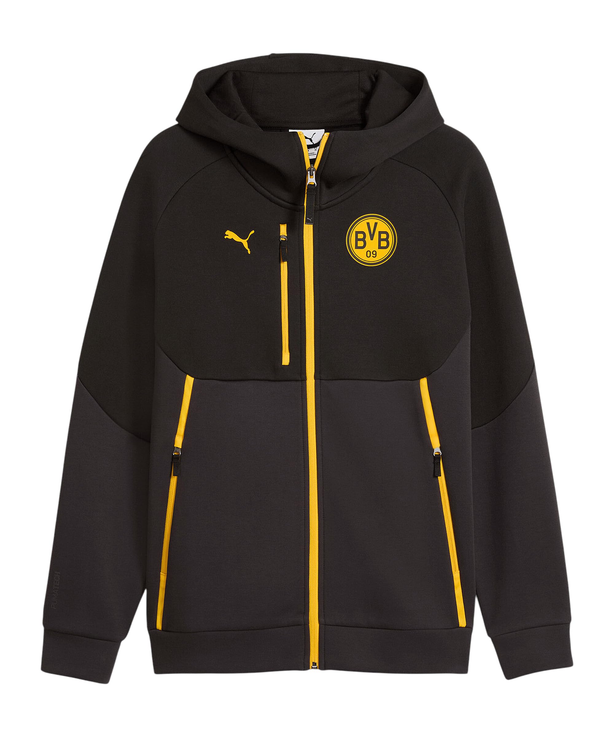 PUMA Borussia Dortmund Felpa con cappuccio da uomo