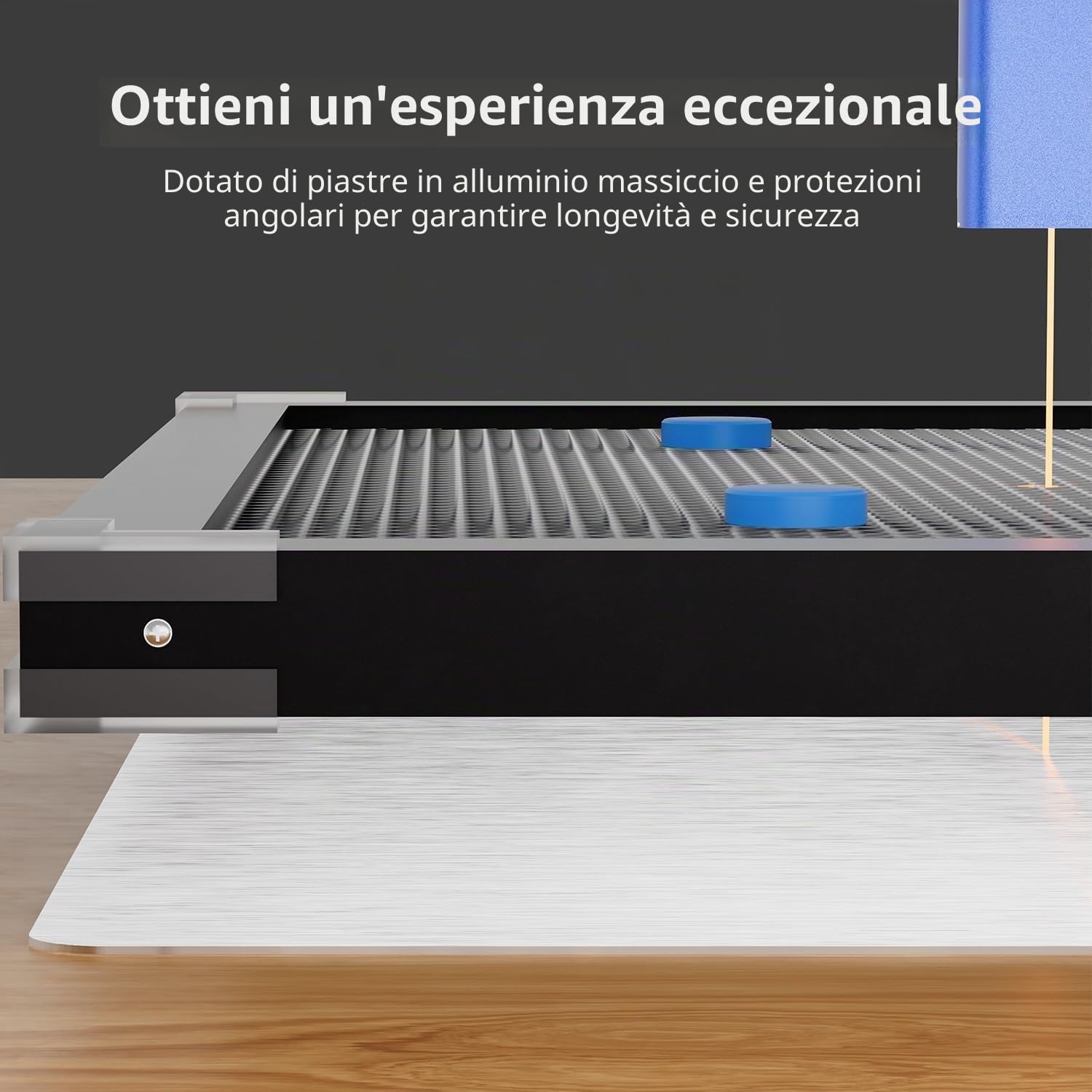 Tavolo da lavoro laser a nido d'ape, Tavolo a Nido d'Ape Laser 500x500x22 mm Honeycomb Laser Bed, Engraver Desktop Protection, adatto per taglierina laser e incisioni laser