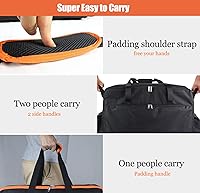 Vista 6 de WOMACO Bolsa de transporte de parrilla de 22 pulgadas para Blackstone con tapa de capucha, bolsa de transporte portátil resistente para viajes