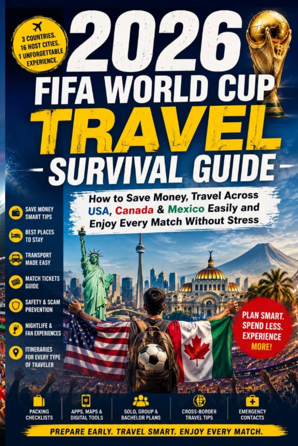 2026 FIFA World Cup Travel Survival Guide: How to Save Money, Travel Across USA, Canada & Mexico Easily and Enjoy Every Match Without Stress