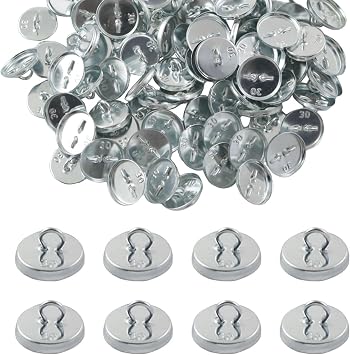XGNG 1 Pack 100 pcs Metal Plant Anchors for Grid Vines and Wall Climbers Climbing Plant Tools Vine Design Anchors Plant Hooks Wall Grid Shelf Anchors